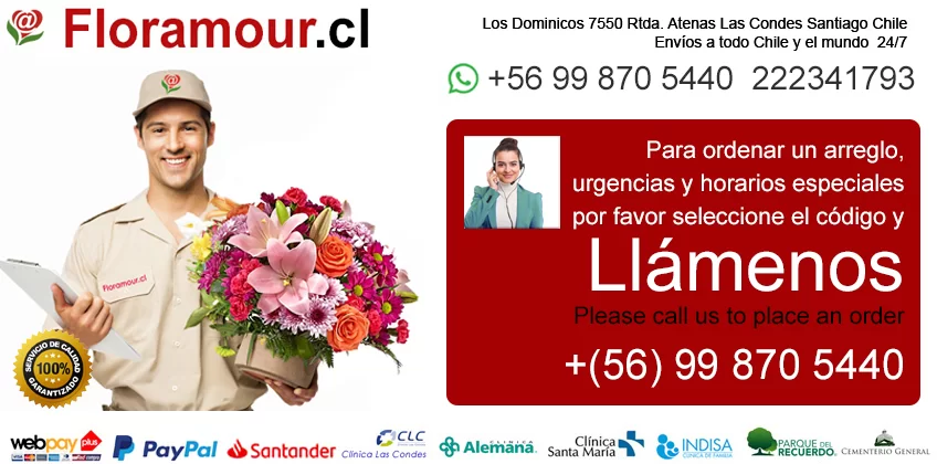 Envio de flores a domicilio florerias las condes santiago flores chile floramour coronas arreglos f