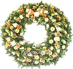 DELICADA PIEZA TRADICIONAL DE CONDOLENCIAS OPORTUNA PARA HOMBRE, MUJER O PARVULO. SELECCIONE COLORIDO