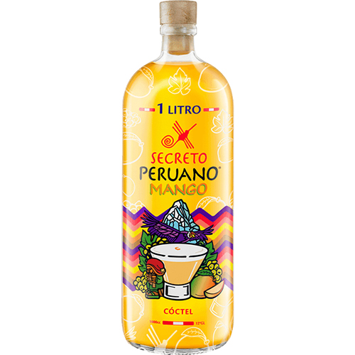 botella de pisco sour bebida peruana llamada el secreto peruano