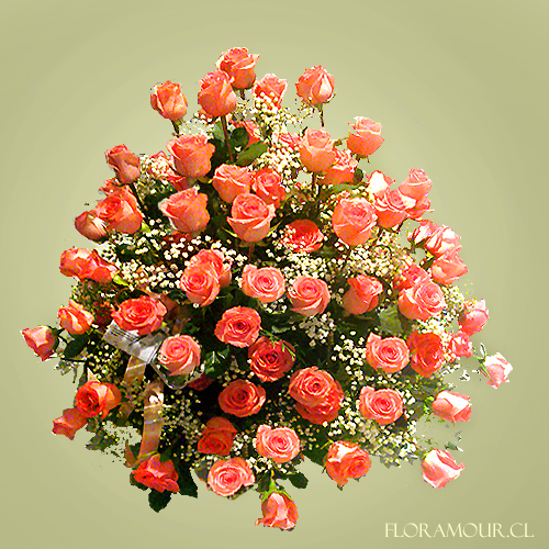 Canastón de lujo 100 rosas colombianas